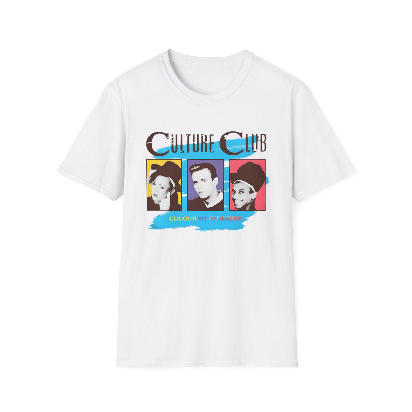 Boy George Colour By Numbers Unisex Softstyle T-Shirt