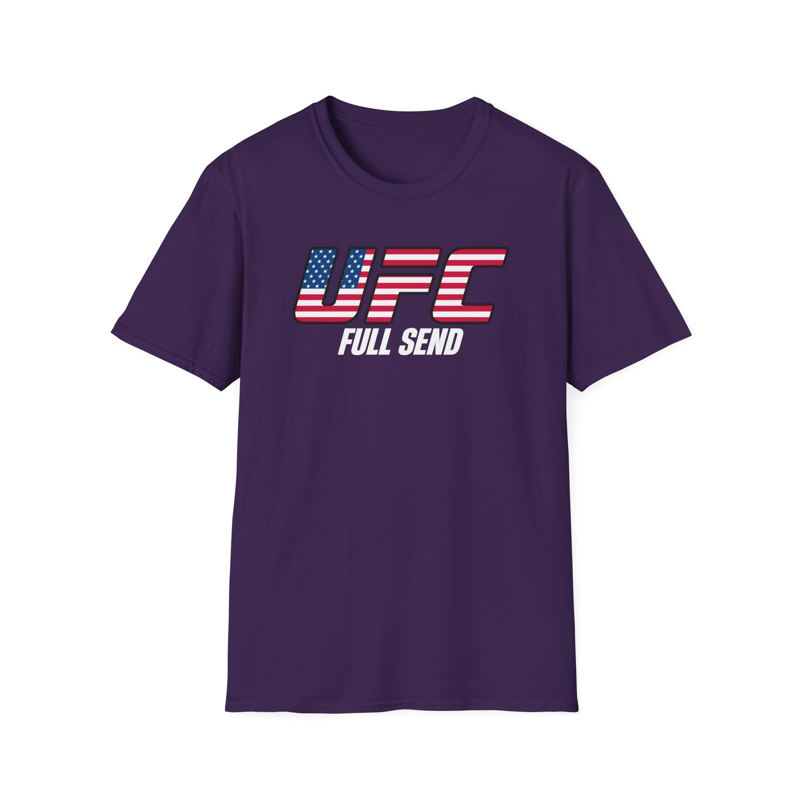 Full Send Ufc Usa Unisex Softstyle T-Shirt
