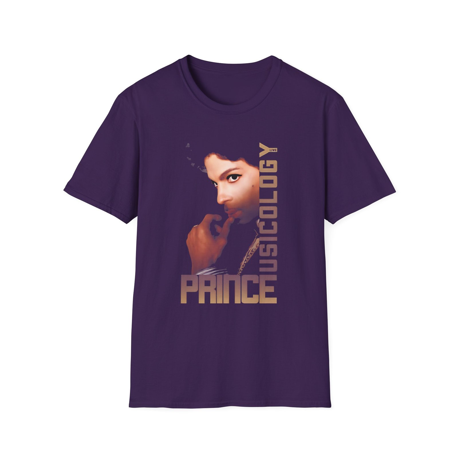 Prince Musicology Album Cover Unisex Softstyle T-Shirt