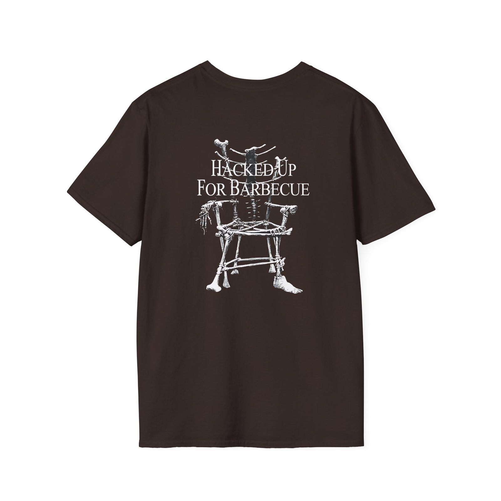 Mortician Hacked Up for Barbecue Unisex Softstyle T-Shirt