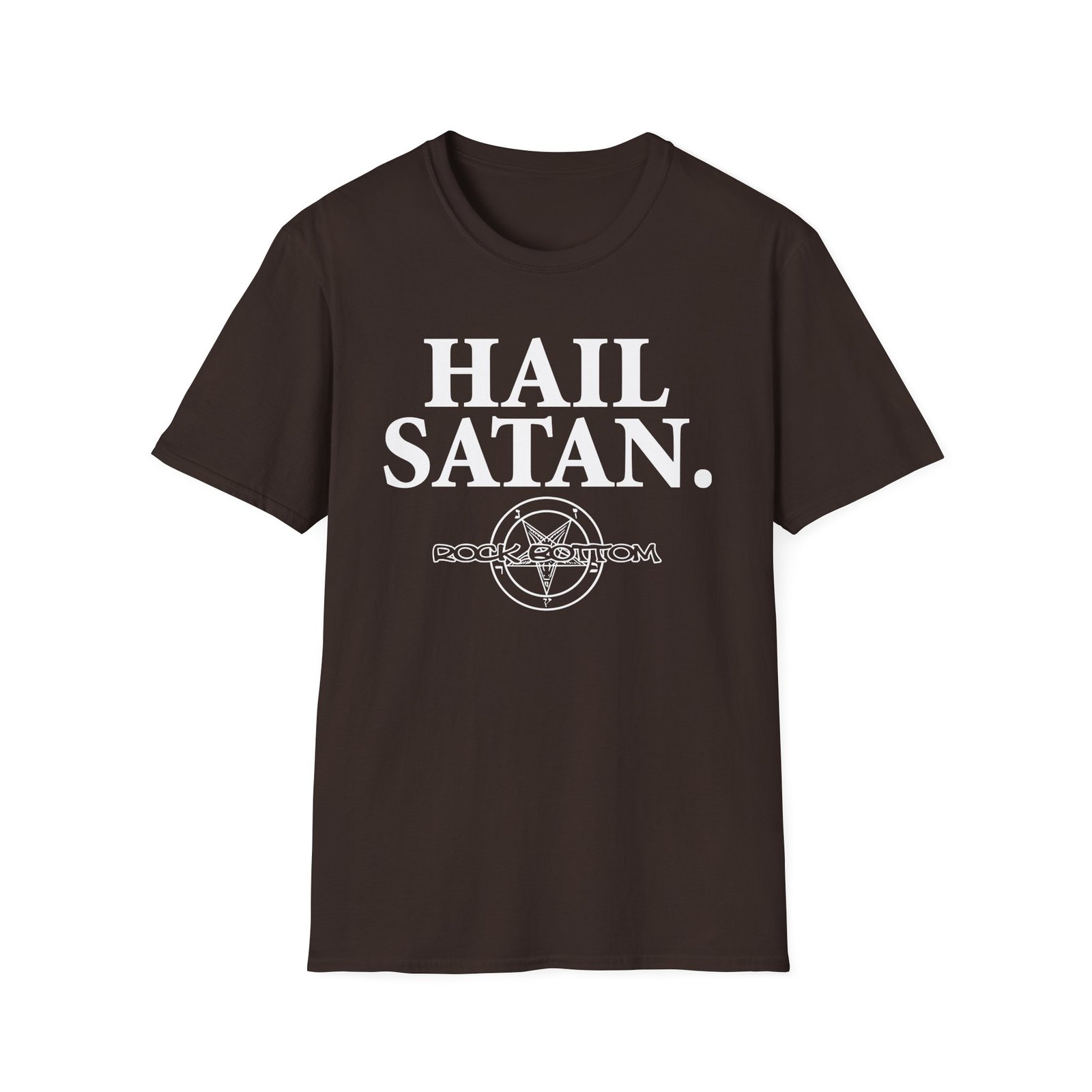 Rock Bottom Hail Satan Unisex Softstyle T-Shirt