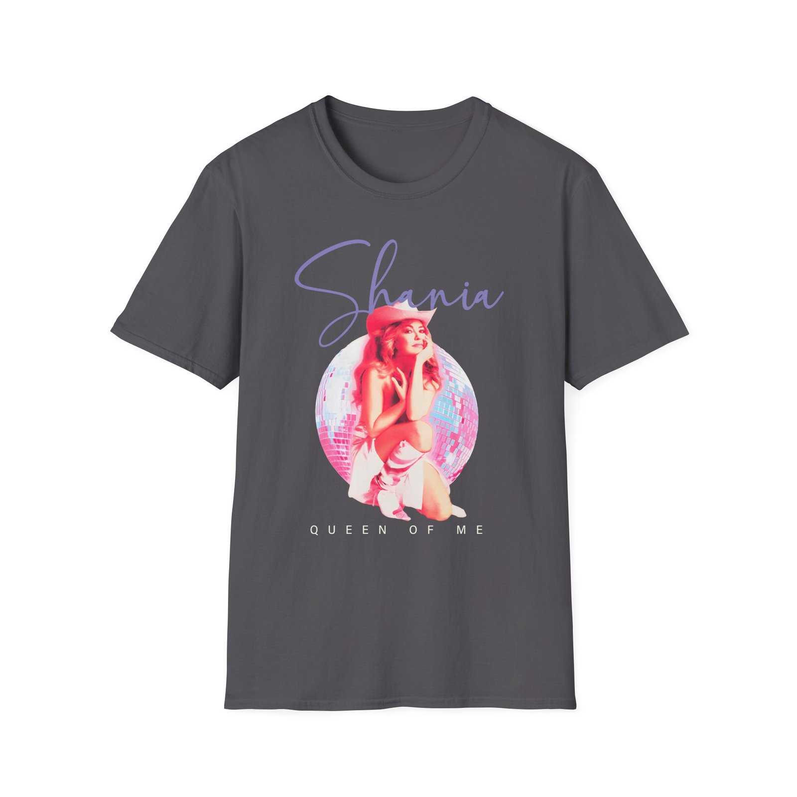 S T Disco Ball Queen of Me Unisex Softstyle T-Shirt