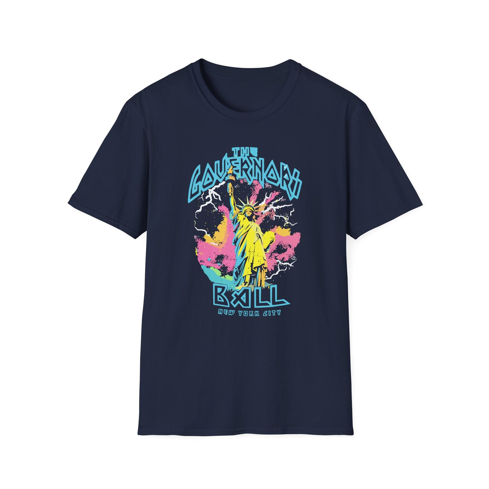 Gov Ball Lady Liberty Lineup Unisex Softstyle T-Shirt
