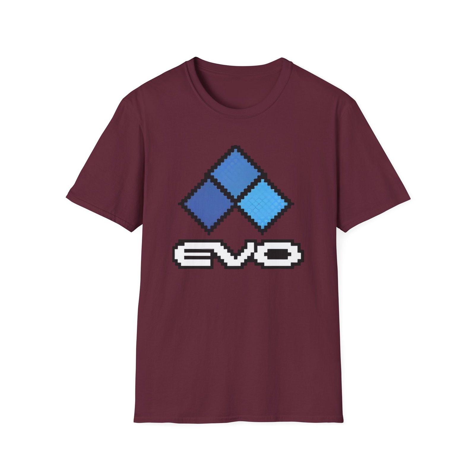 Evo 8 Bit Logo Returns Unisex Softstyle T-Shirt