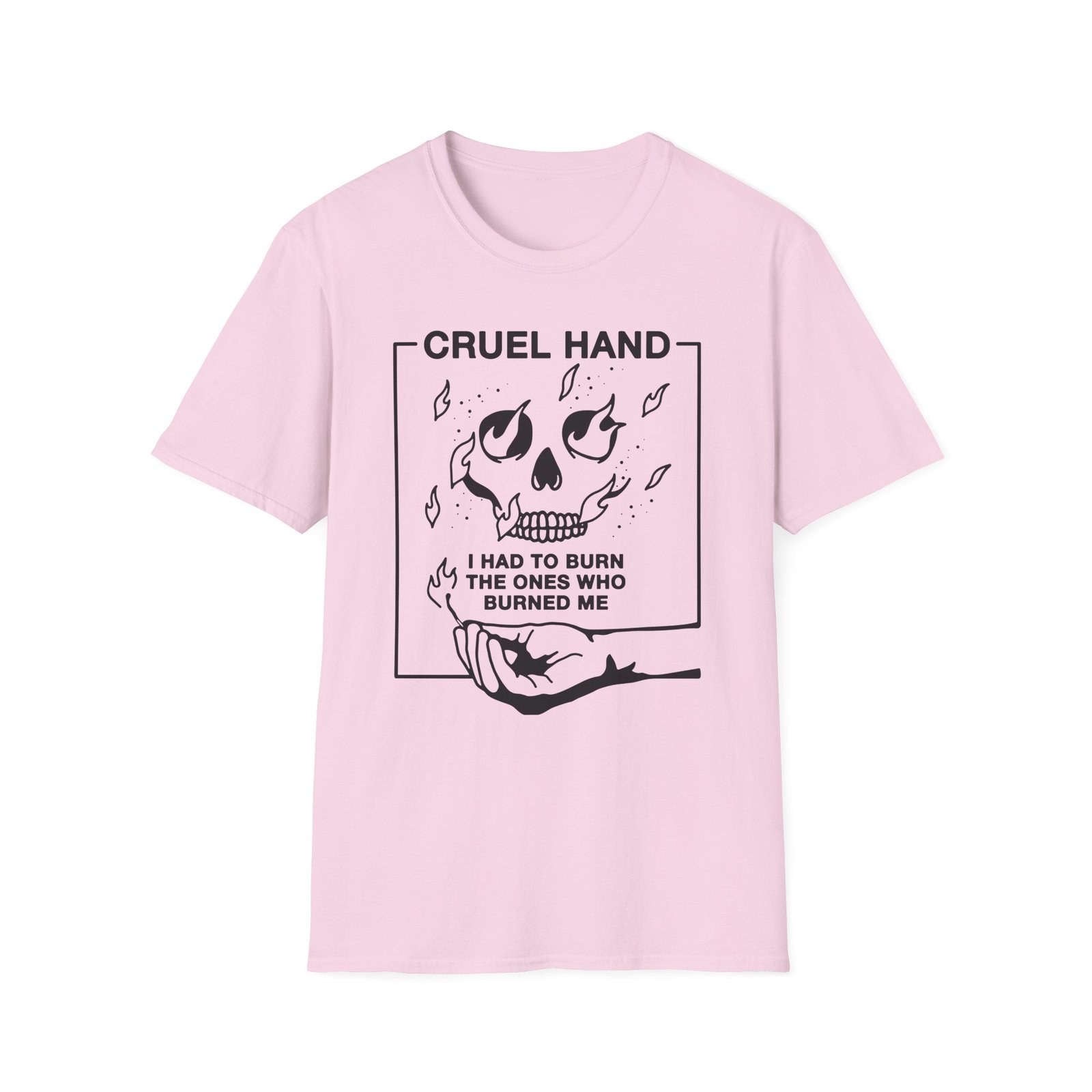 Cruel Hand Gasoline Skull Unisex Softstyle T-Shirt,