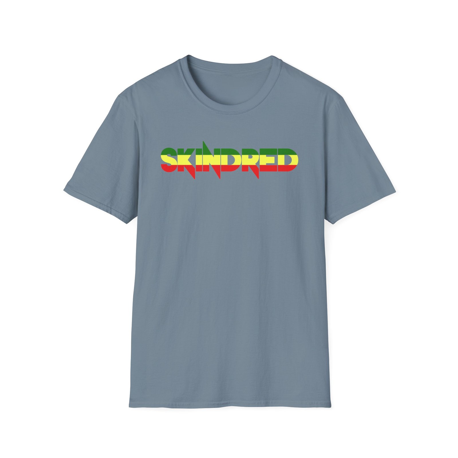 Skindred Rasta Logo Unisex Softstyle T-Shirt