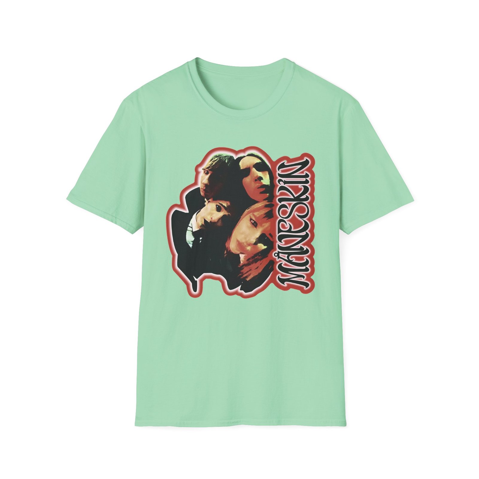 Maneskin Fisheye Unisex Softstyle T-Shirt