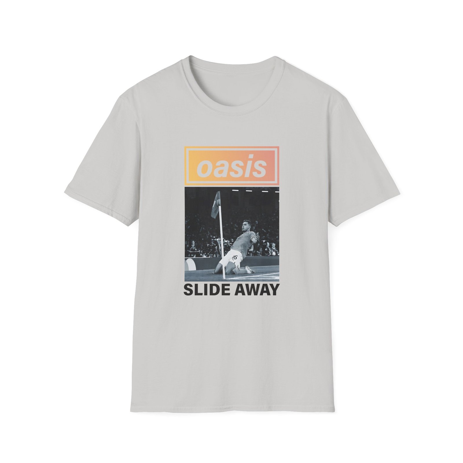 Oasis Man City Slide Away Unisex Softstyle T-Shirt