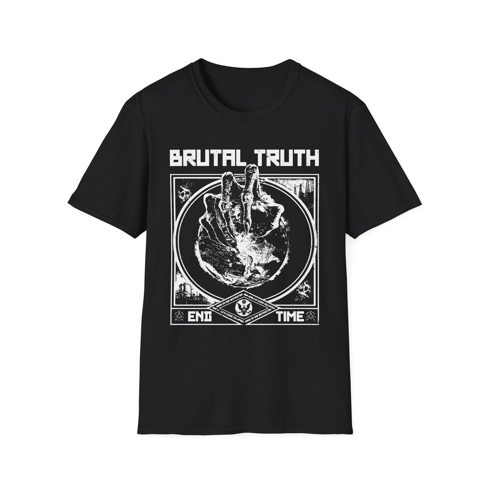 Brutal Truth End Time Unisex Softstyle T-Shirt