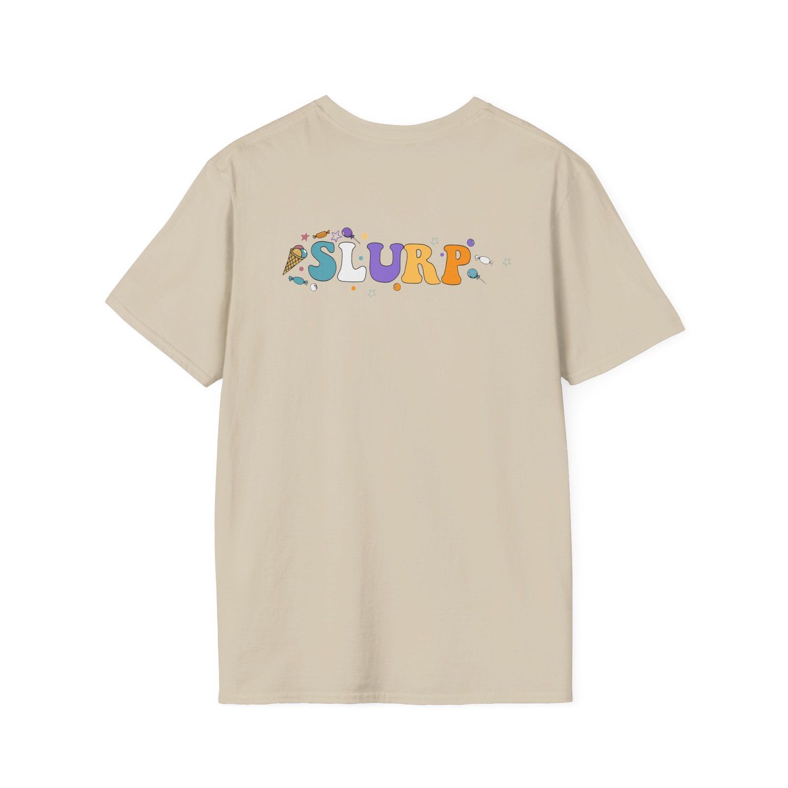 Derkslurp Smiley Face Unisex Softstyle T-Shirt