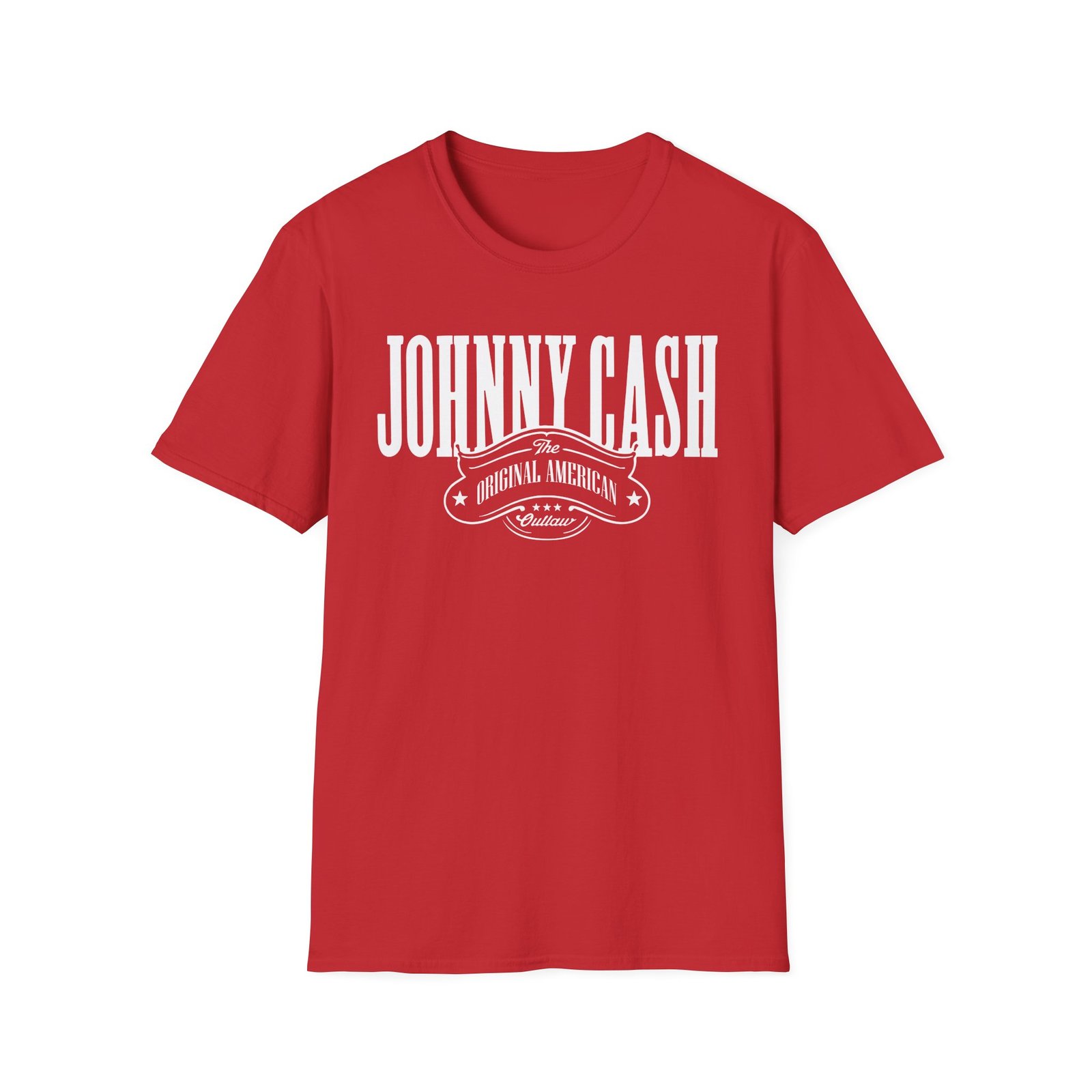 Johnny Cash Original Outlaw Unisex Softstyle T-Shirt