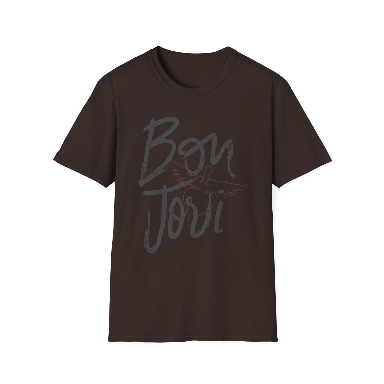 Bon Jovi Brush Strokes Unisex Softstyle T-Shirt
