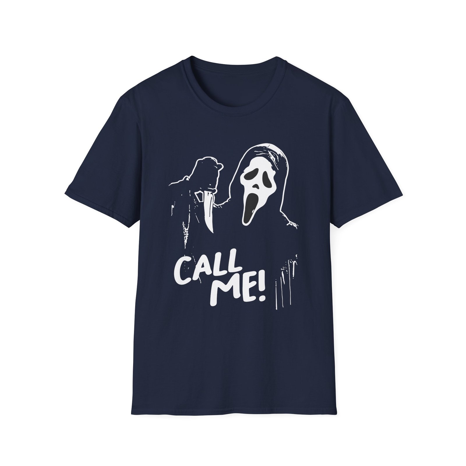 Ghostface CALL ME Unisex Softstyle T-Shirt