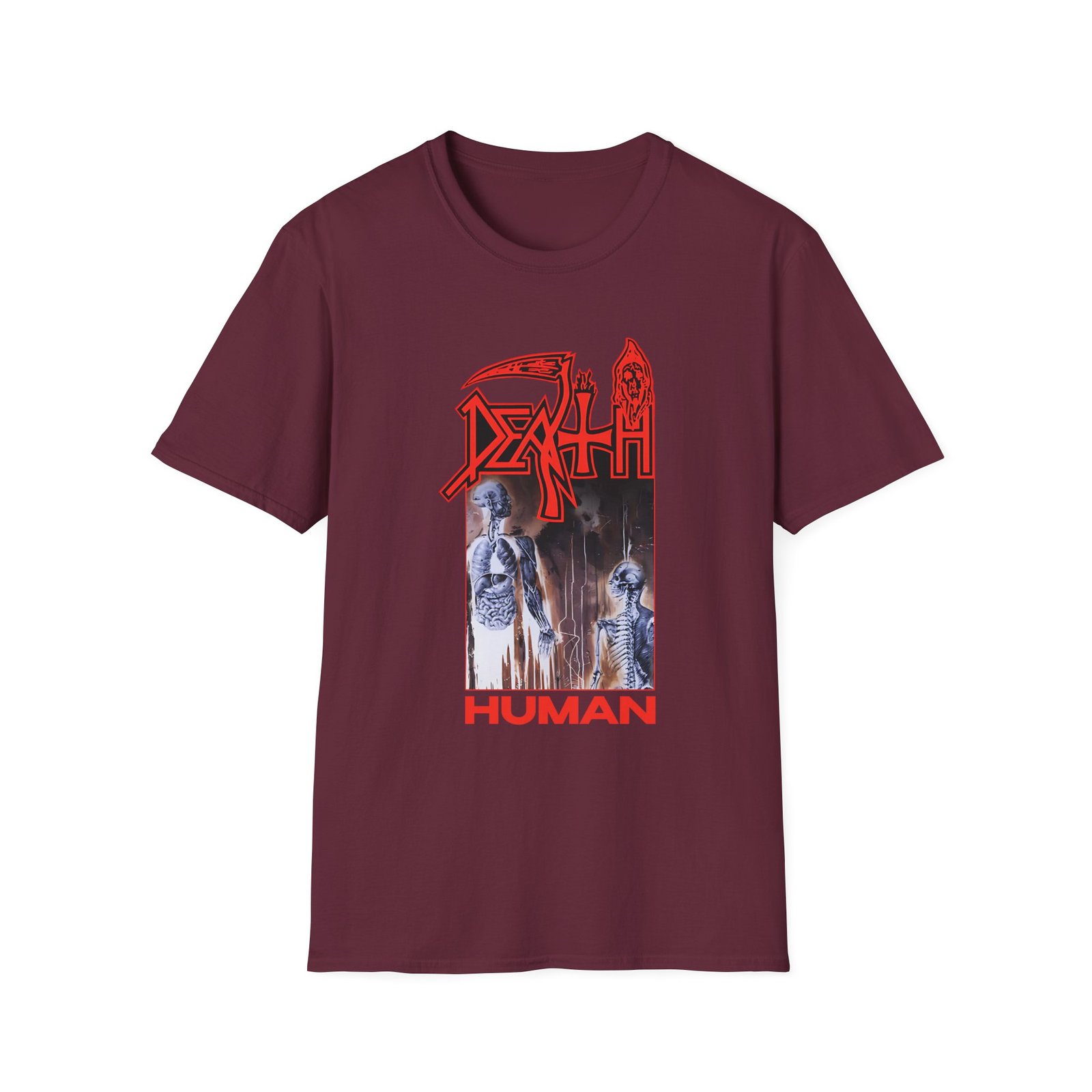 Death Human Unisex Softstyle T-Shirt