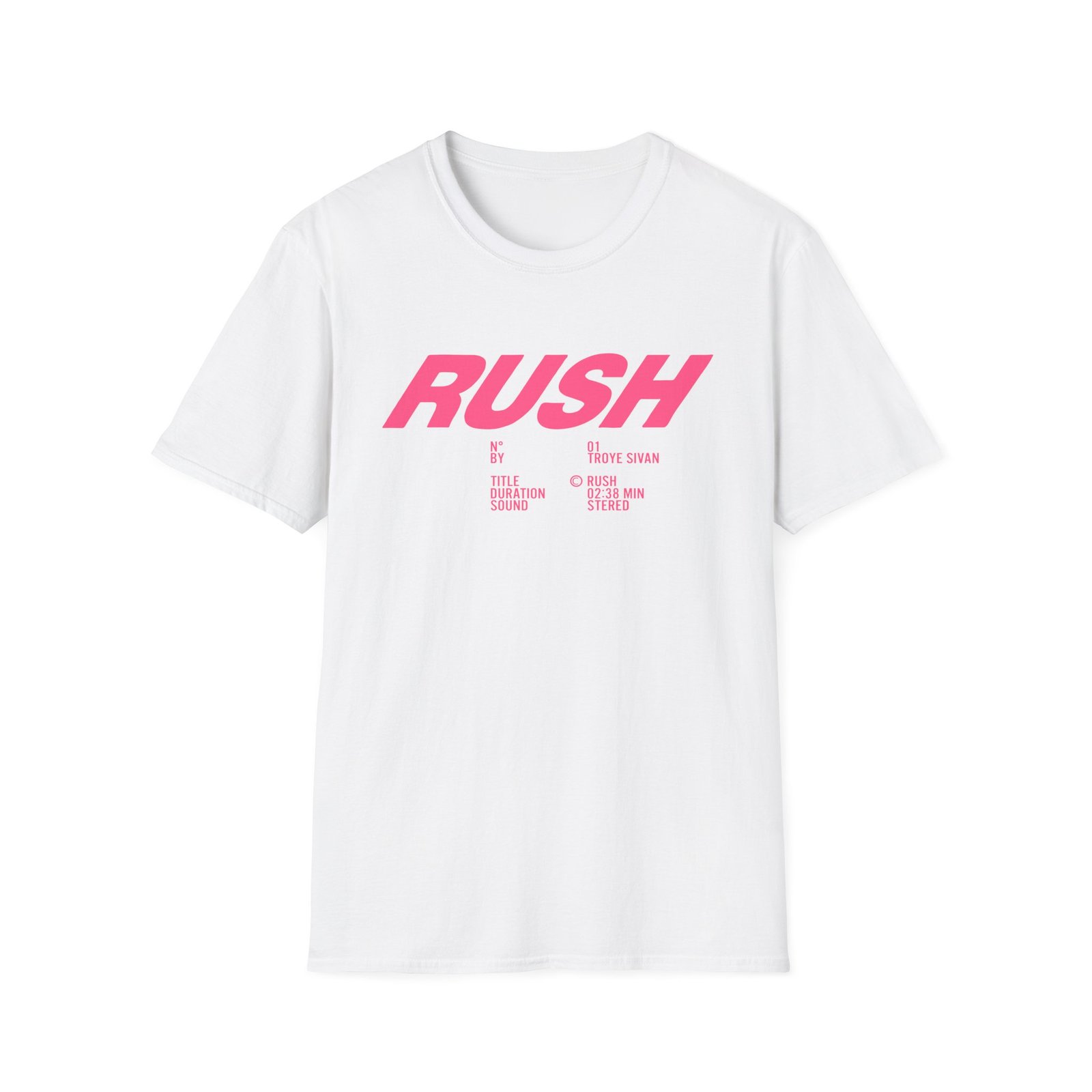 Troye Sivan Rush Unisex Softstyle T-Shirt