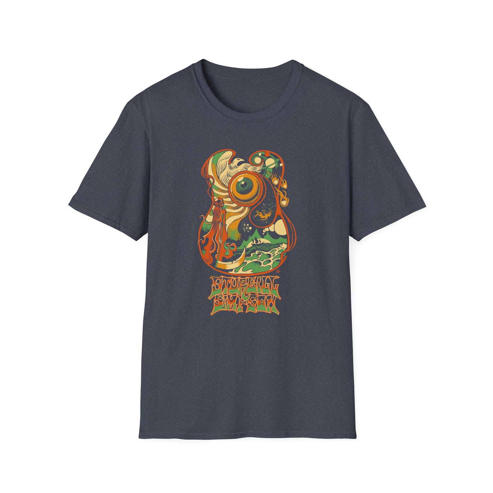 Sturgill Simpson Asteroid Guitar Tour Unisex Softstyle T-Shirt