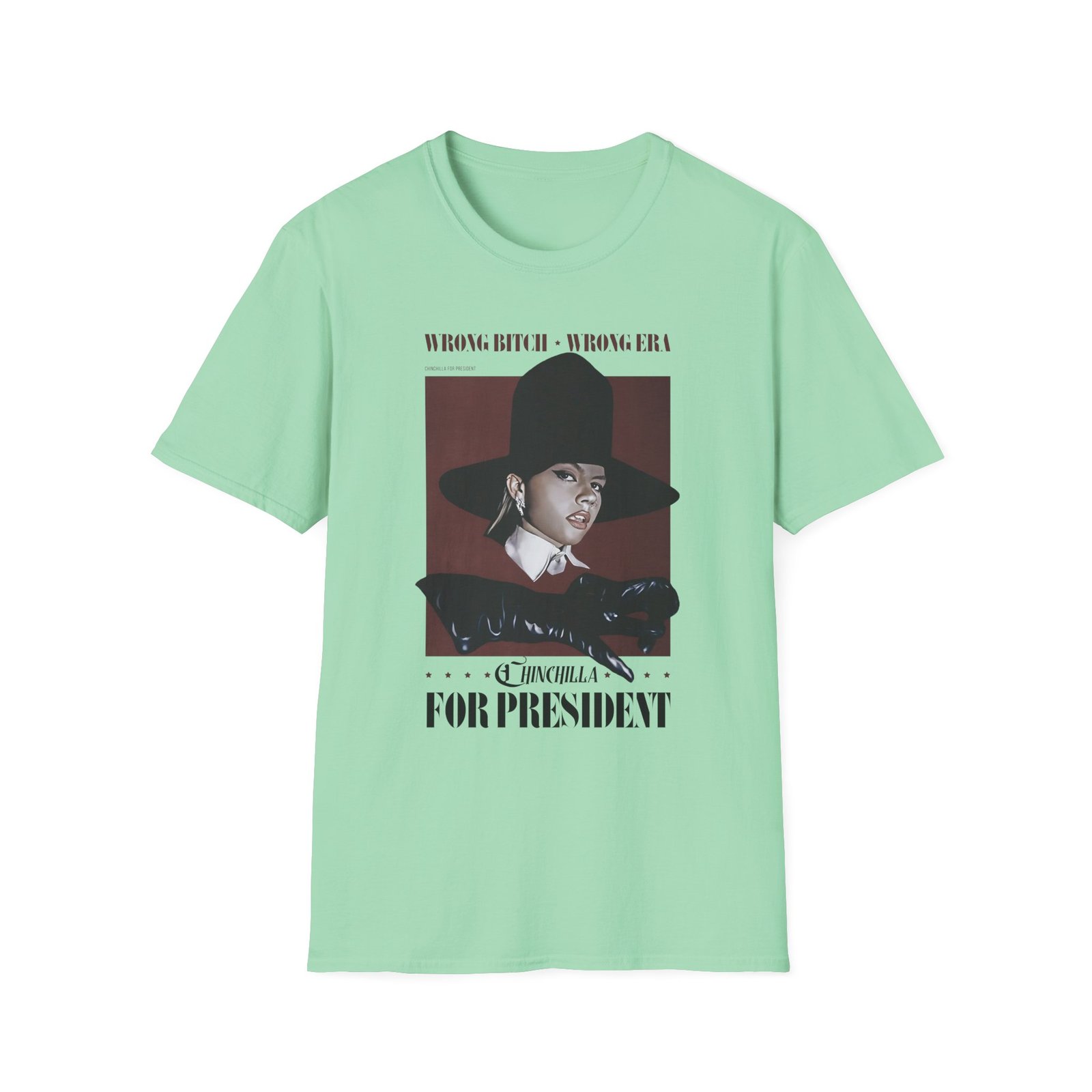 Chinchilla for President Unisex Softstyle T-Shirt