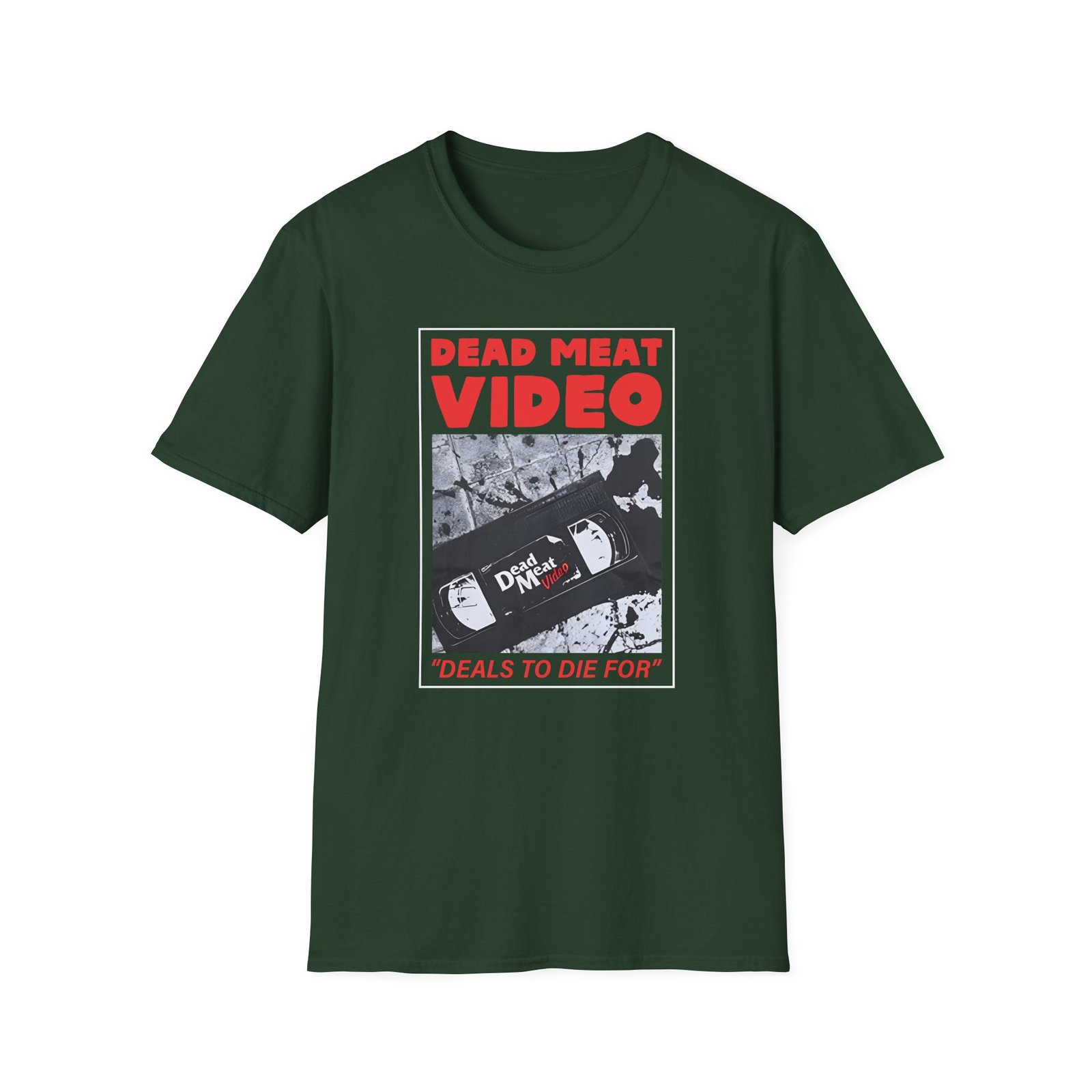 Dead Meat VHS Unisex Softstyle T-Shirt