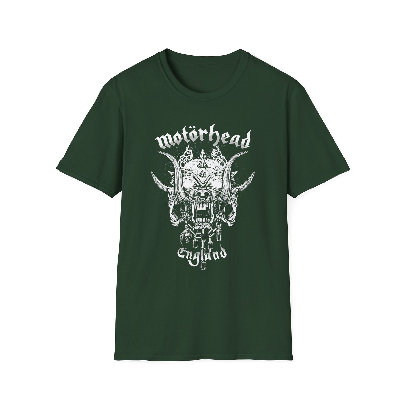 Motorhead Smoking Snaggletooth Unisex Softstyle T-Shirt