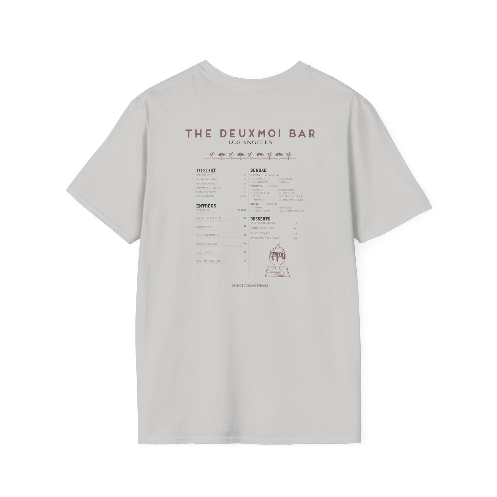 Deuxmoi Bar Unisex Softstyle T-Shirt