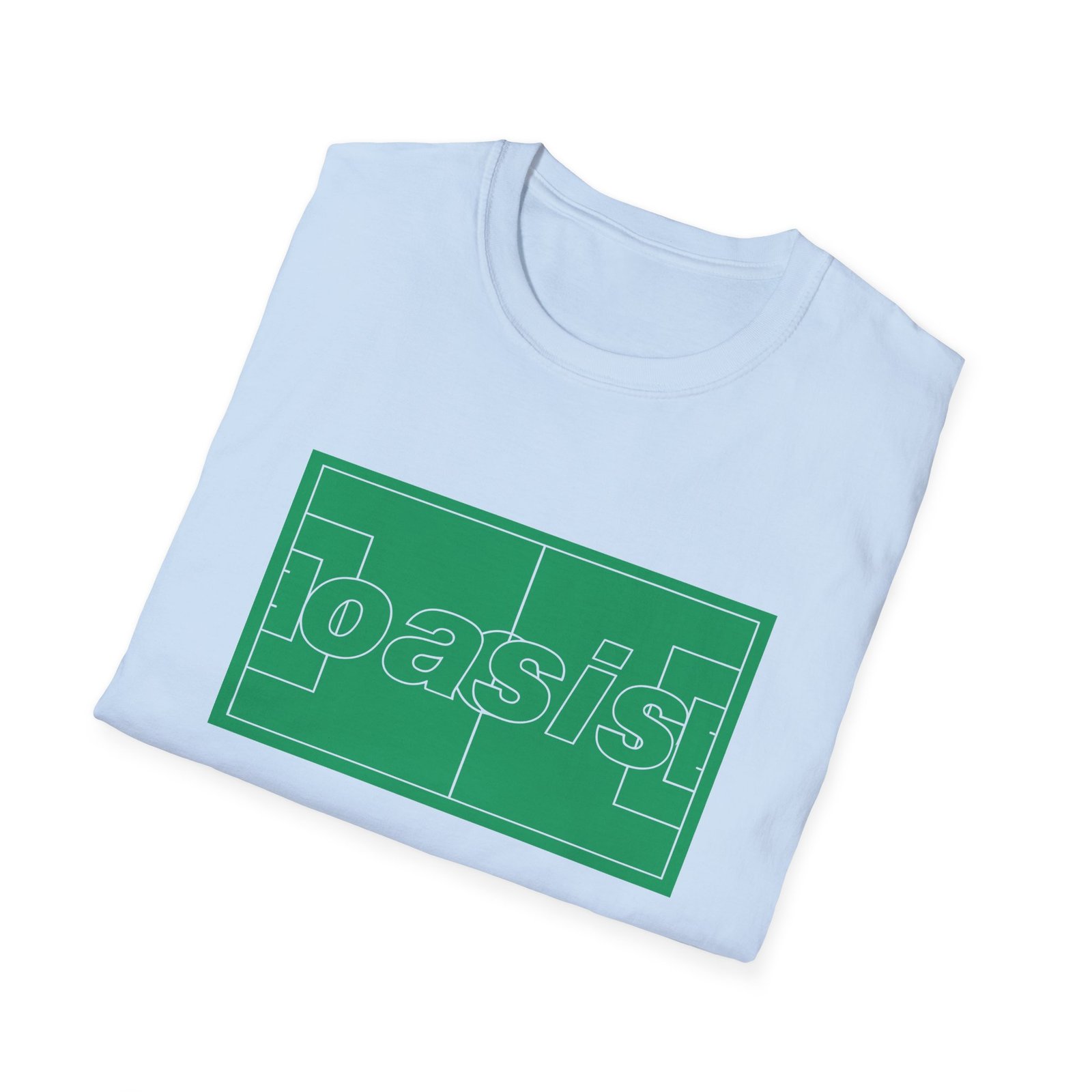 Oasis Logo Pitch Unisex Softstyle T-Shirt