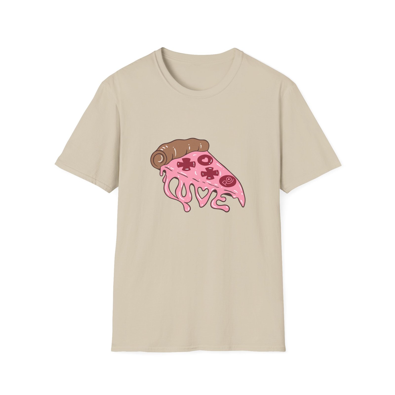 Rosanna Pansino Pizza My Heart Unisex Softstyle T-Shirt