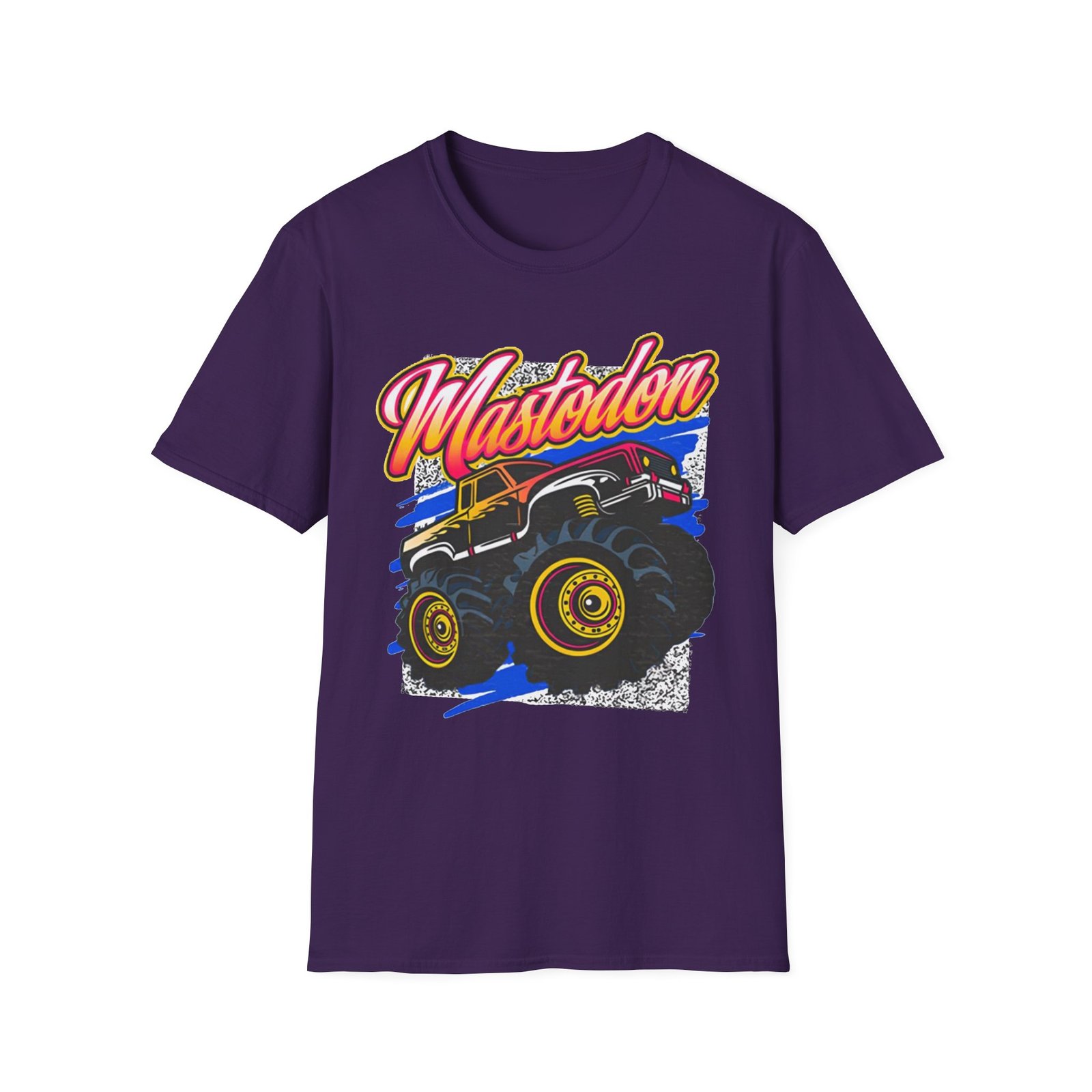 Mastodon Monster Truck Unisex Softstyle T-Shirt