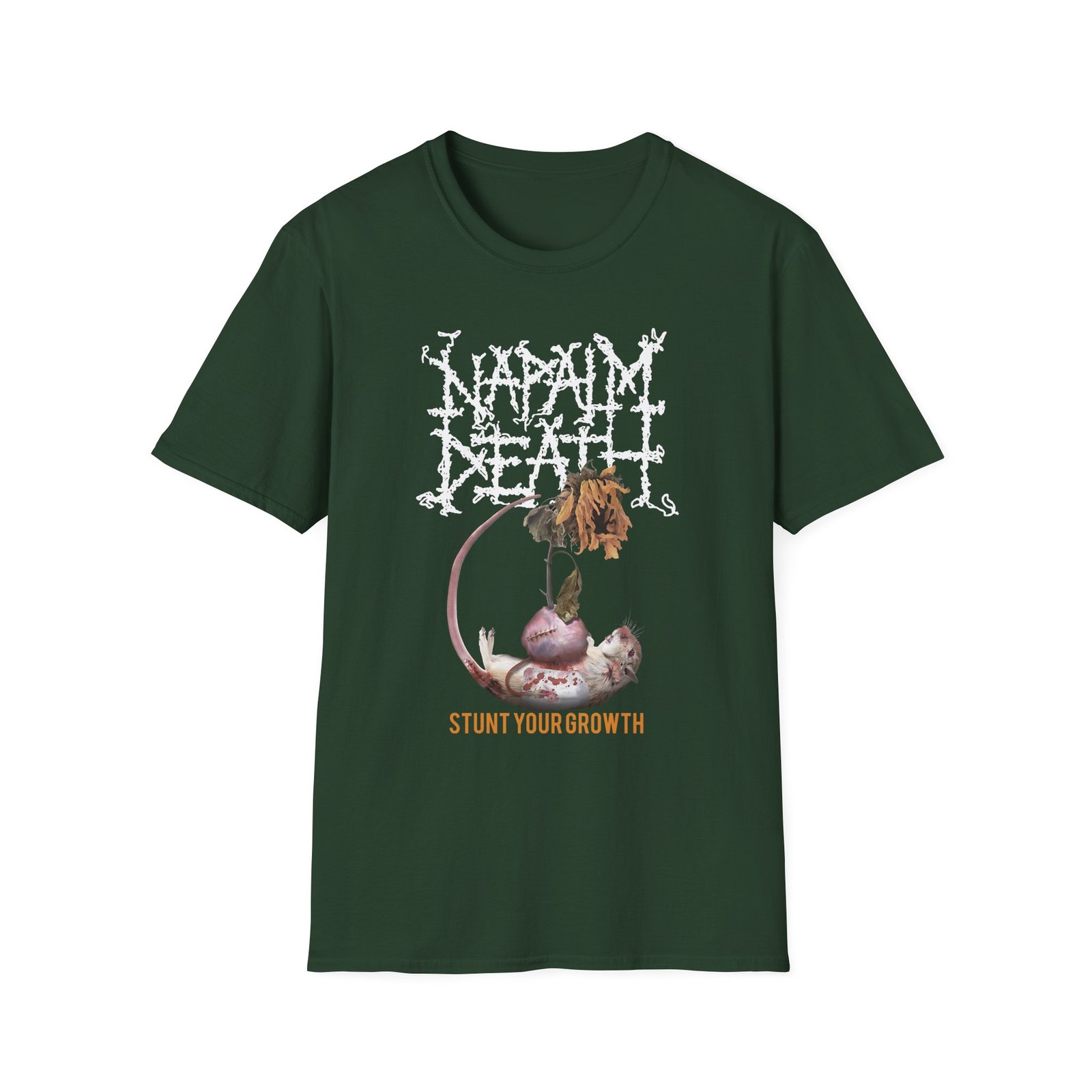 Napalm Death Stunt your Growth Unisex Softstyle T-Shirt
