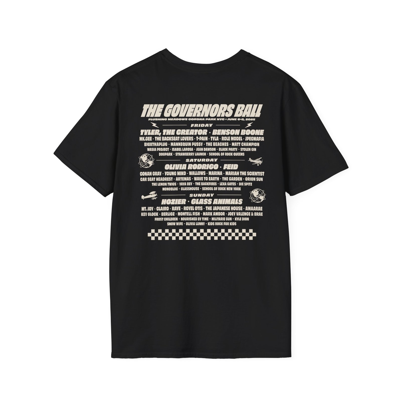Gov Ball Gov Bop Lineup Unisex Softstyle T-Shirt