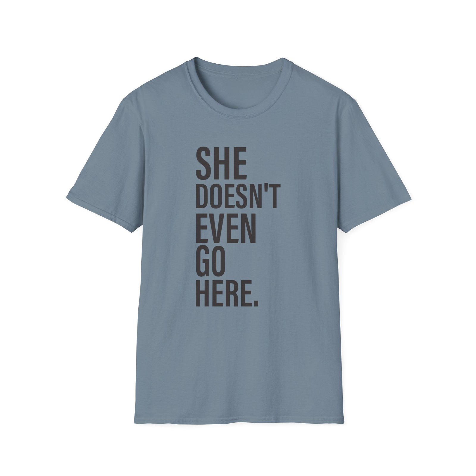 Amc Mean Girl She Doesn't Even Go Here Unisex Softstyle T-Shirt