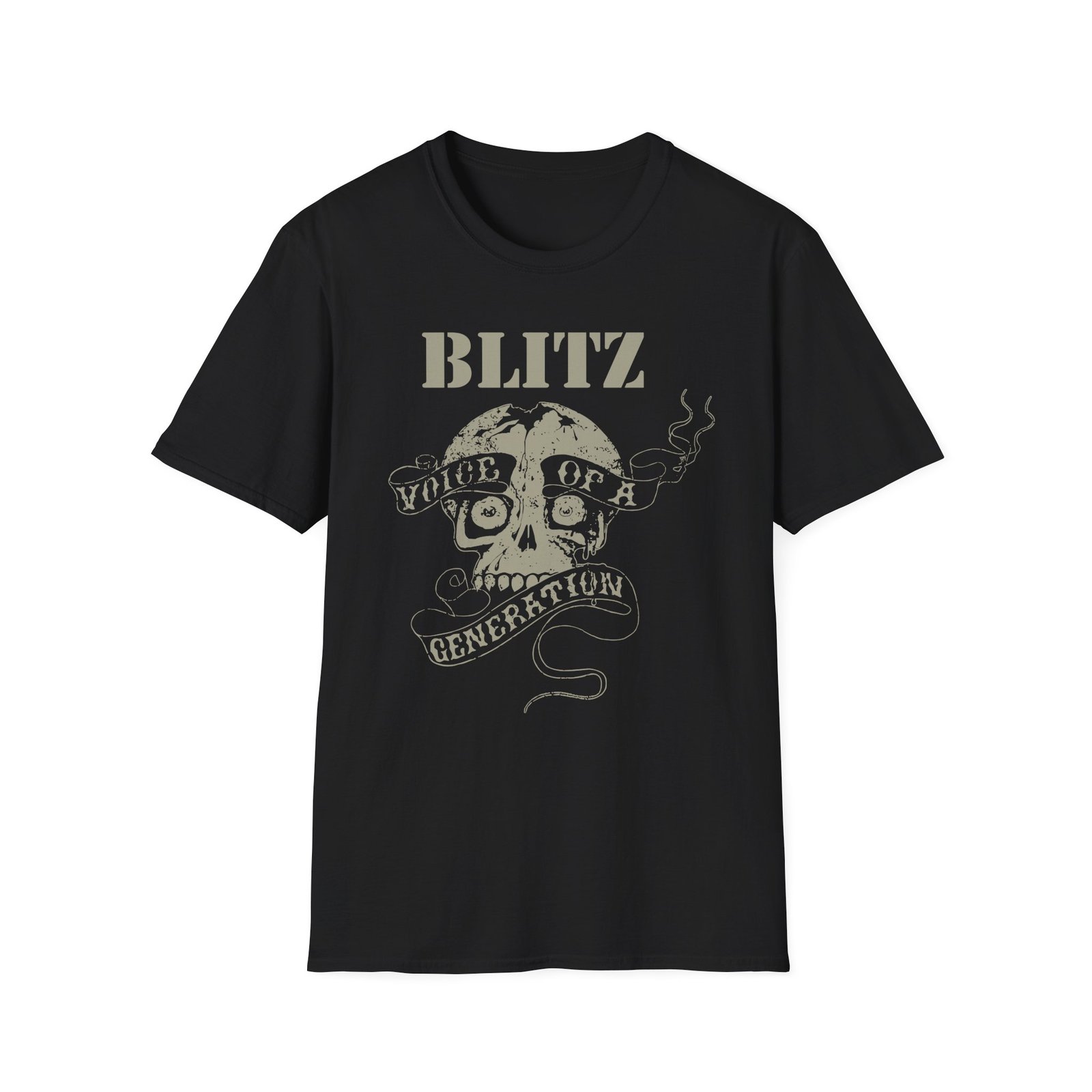 Blitz Voice Of A Generation Unisex Softstyle T-Shirt
