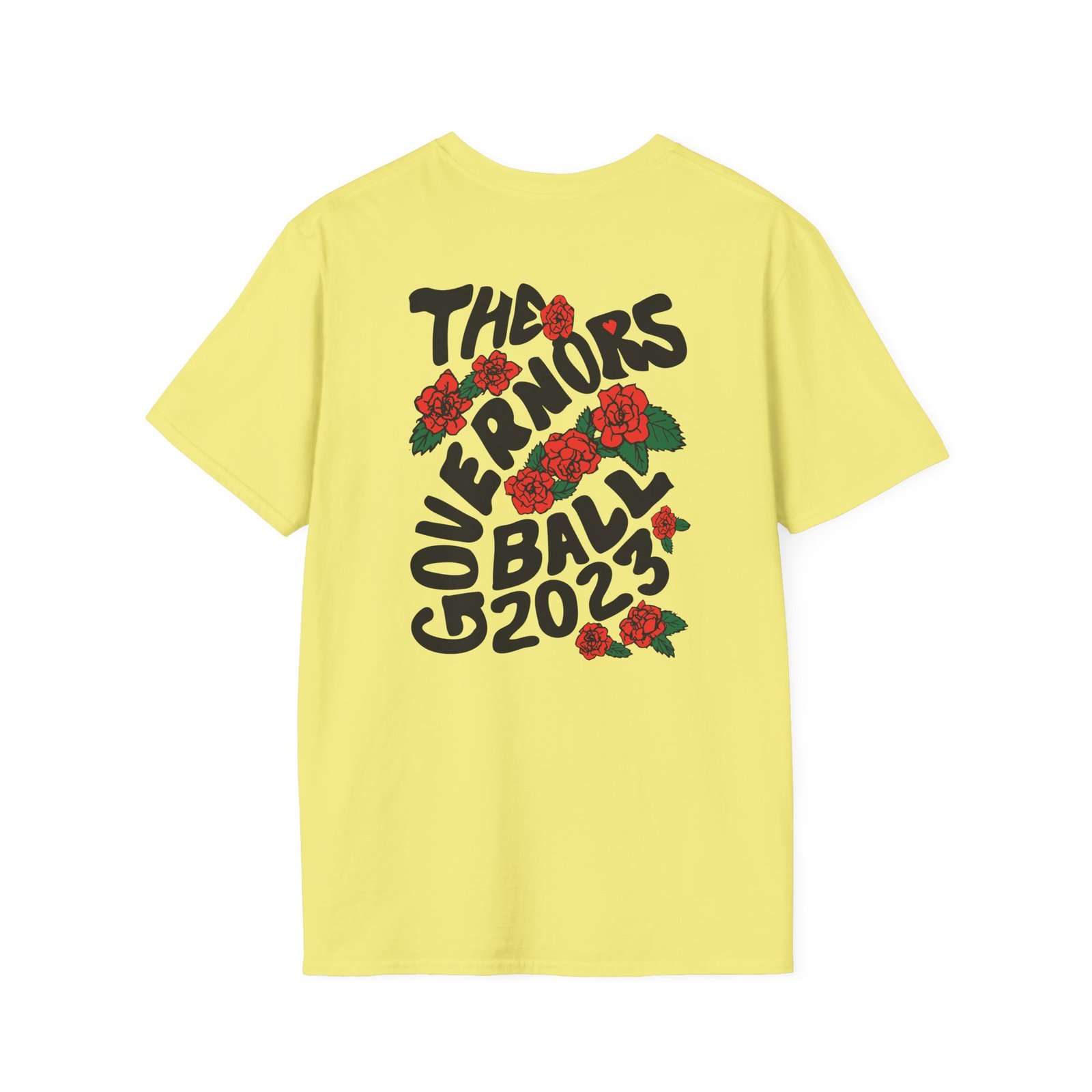 Gov Ball Flower Unisex Softstyle T-Shirt
