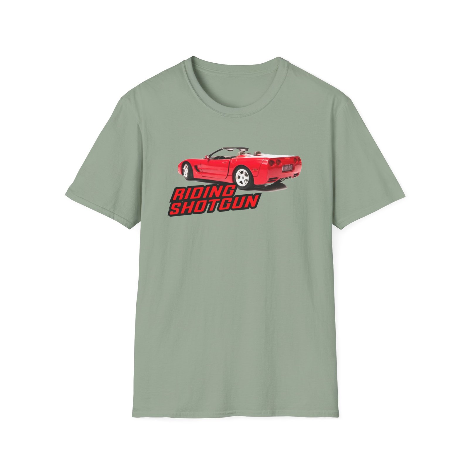 Fletcher Riding Shotgun Unisex Softstyle T-Shirt