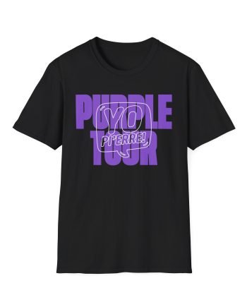 P B Purple Tour Unisex Softstyle T-Shirt
