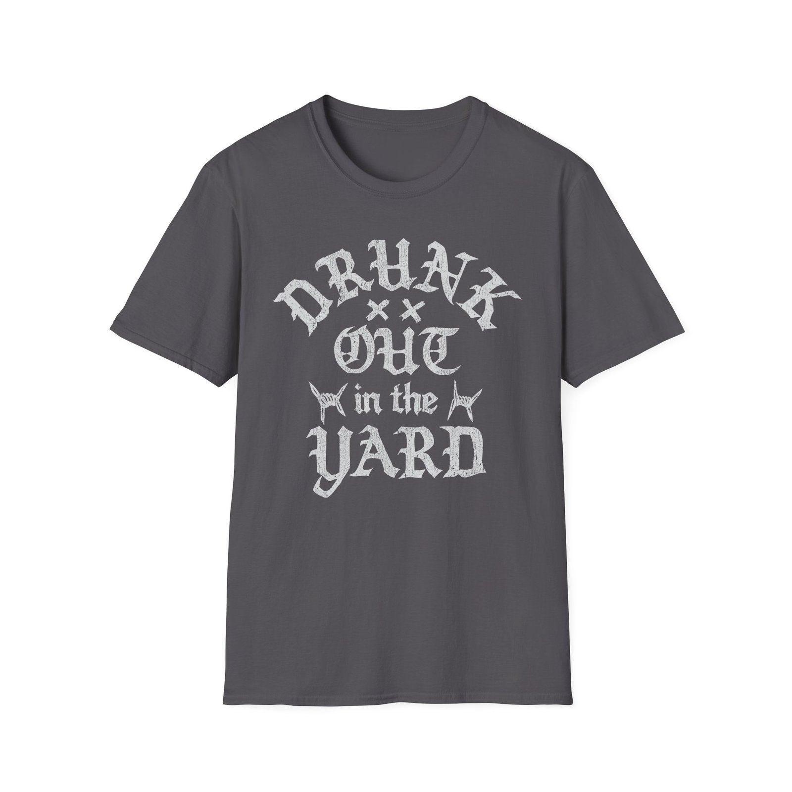 Hardy Drunk Out in the Yard Unisex Softstyle T-Shirt