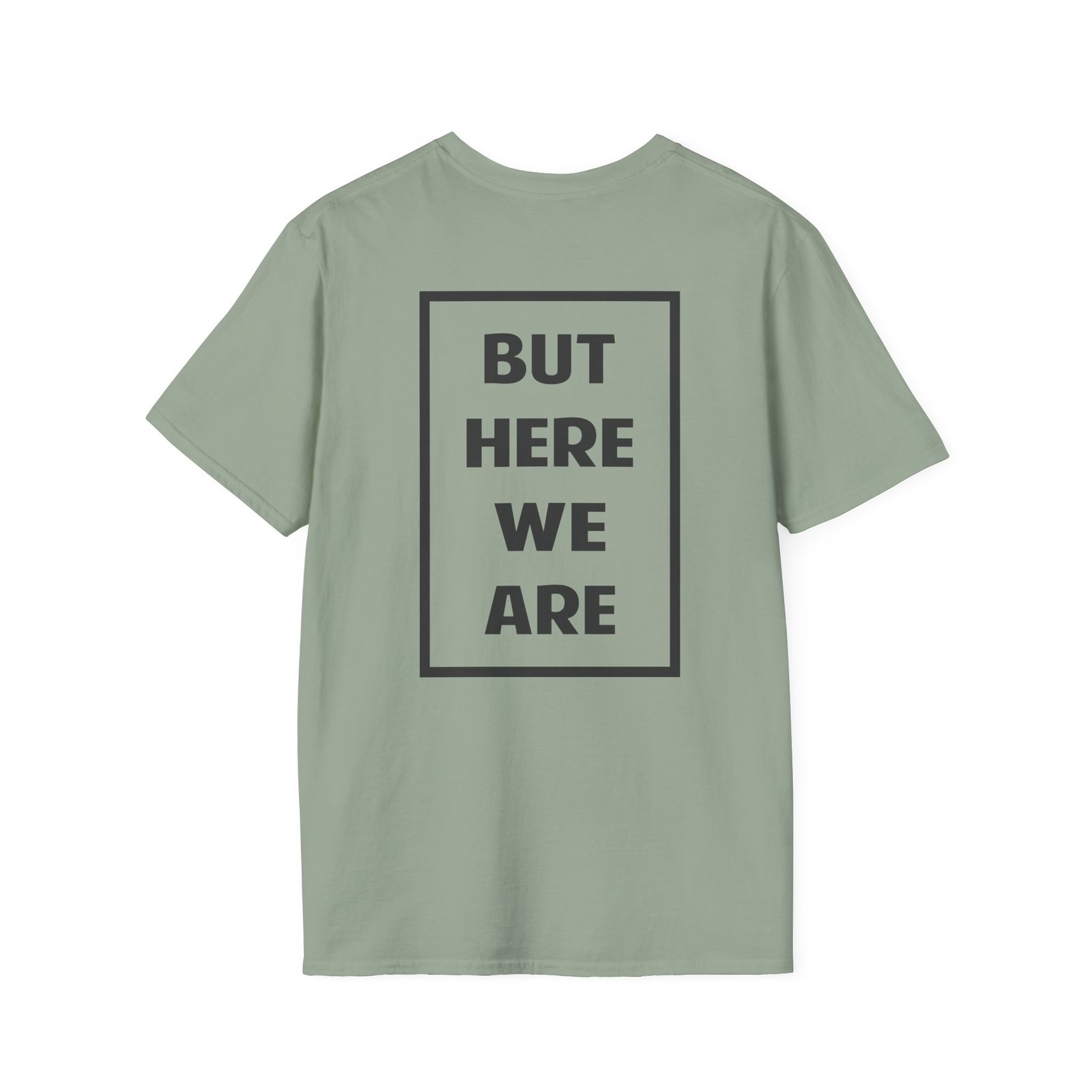 Foo Fighters but Here We Are Unisex Softstyle T-Shirt