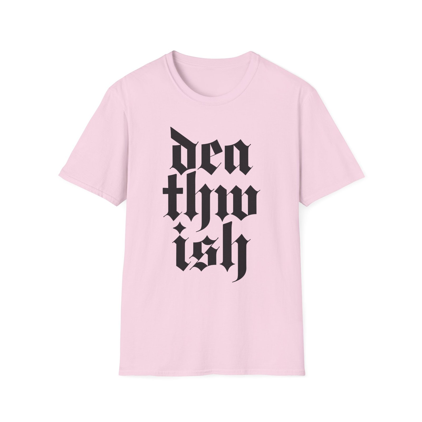 Deathwish Stacked Logo unisex softstyle t-shirt