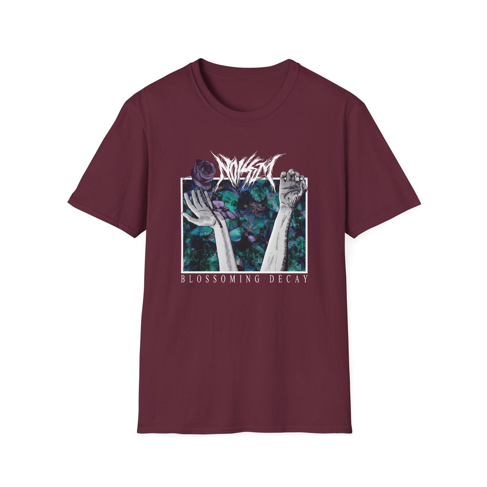 Noisem Blossoming Decay Unisex Softstyle T-Shirt