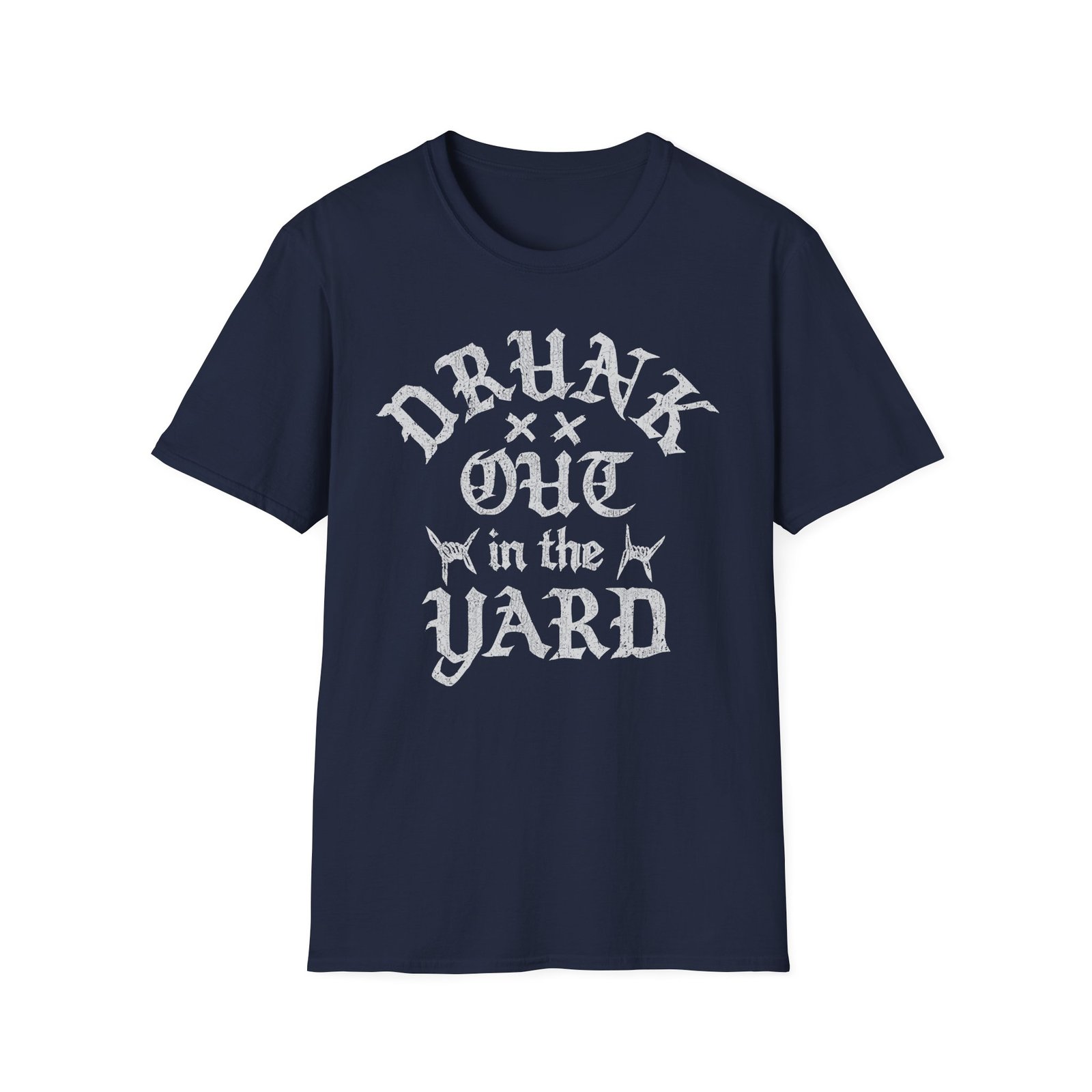 Hardy Drunk Out in the Yard Unisex Softstyle T-Shirt