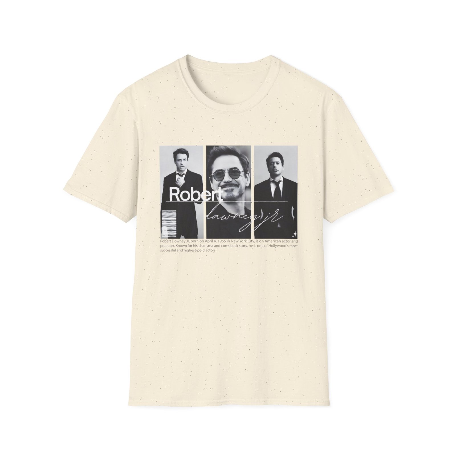 Robert Downey Unisex Softstyle T-Shirt