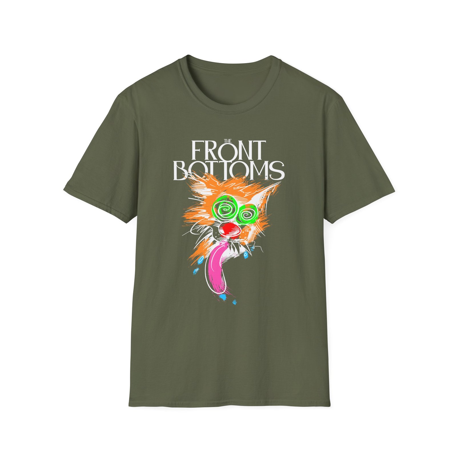 The Front Bottoms New Yorker Cat Unisex Softstyle T-Shirt