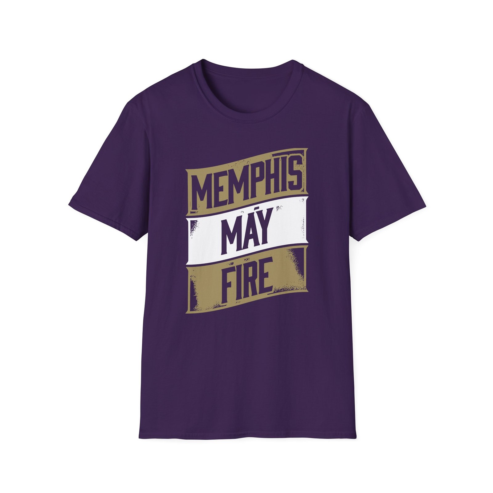Memphis May Fire Stacked Logo Unisex Softstyle T-Shirt