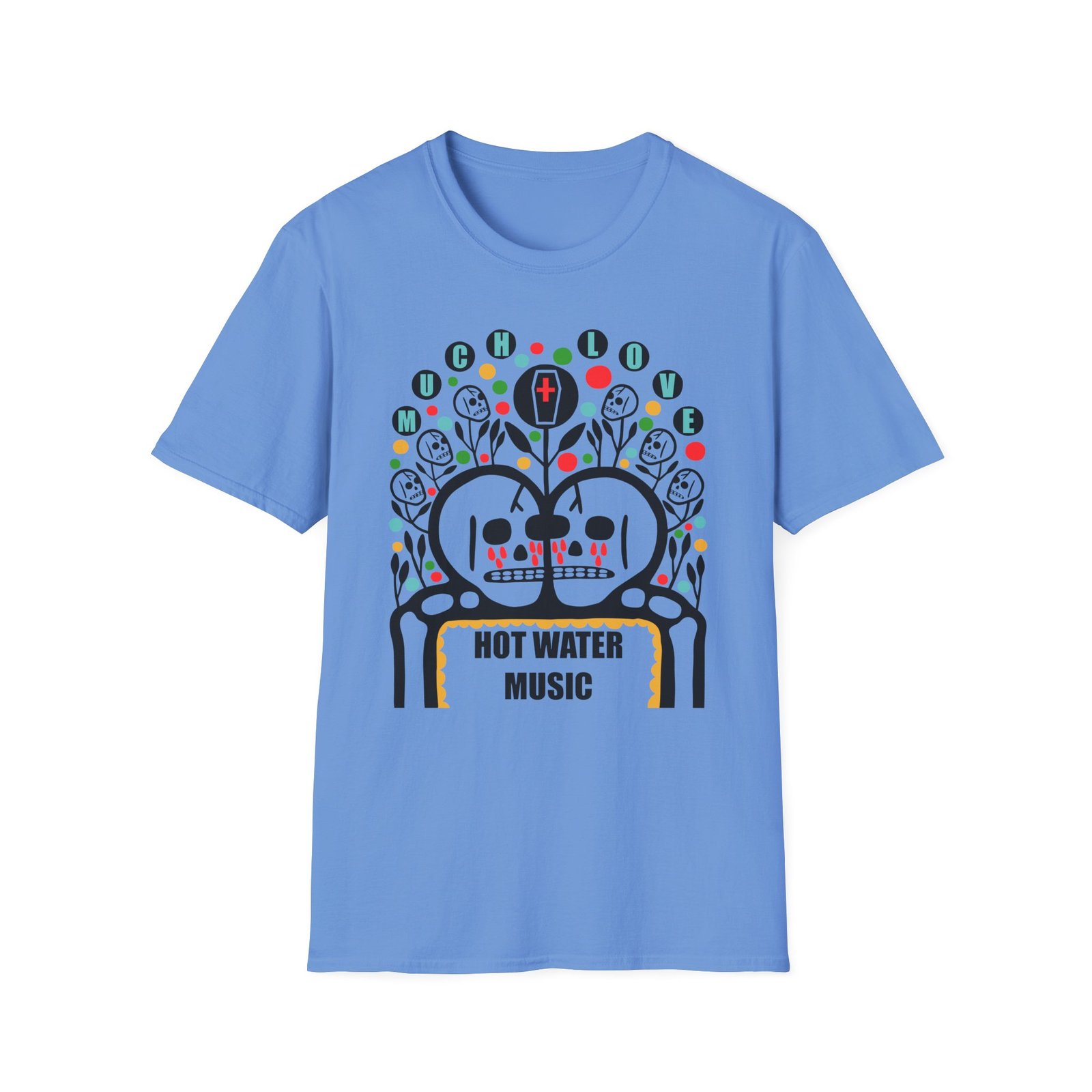 Hot Water Music Much Love Unisex Softstyle T-Shirt