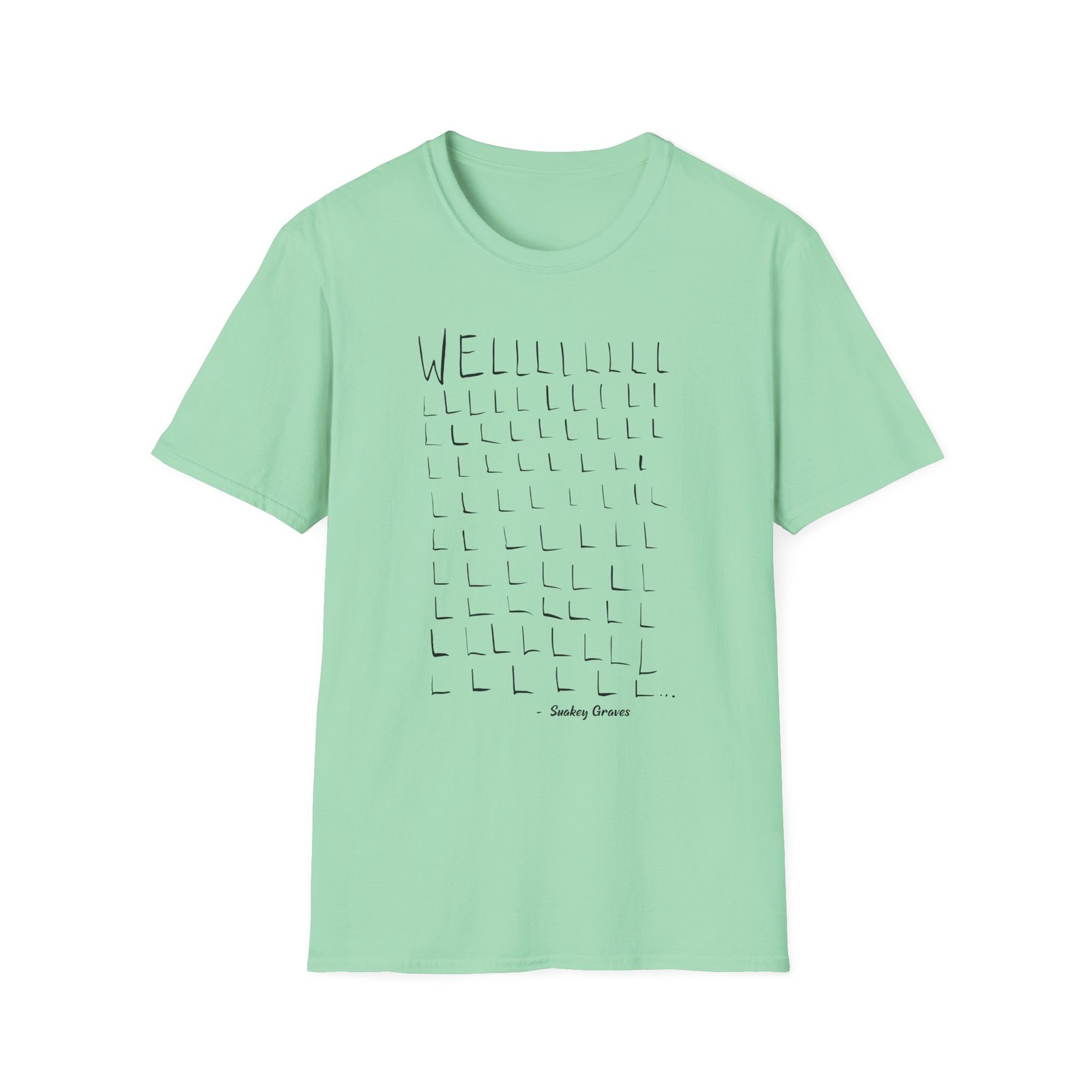 Shakey Graves WELLLL Unisex Softstyle T-Shirt