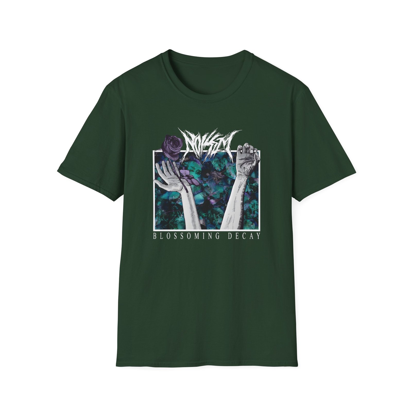 Noisem Blossoming Decay Unisex Softstyle T-Shirt