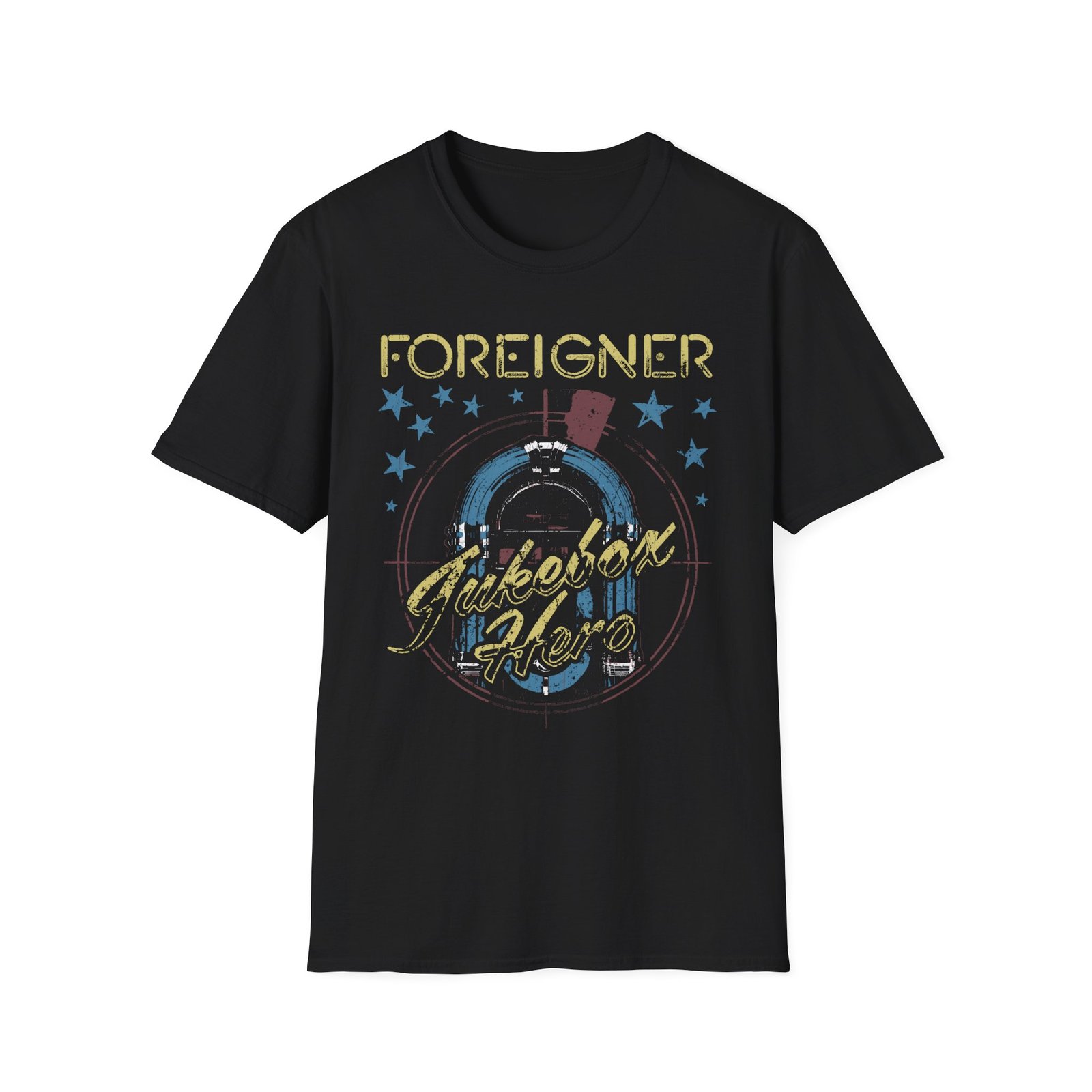 Foreigner Juicebox Hero Unisex Softstyle T-Shirt