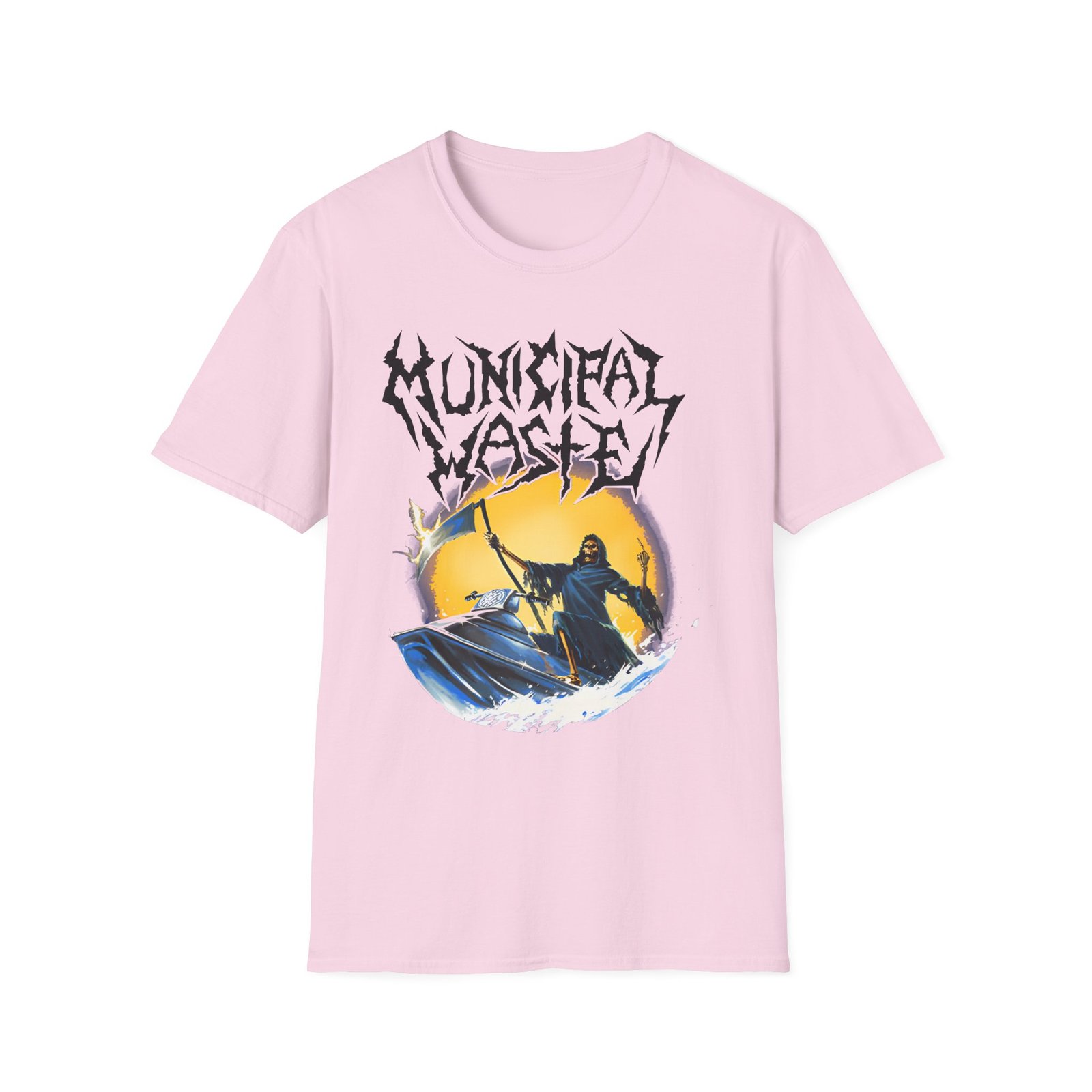 Municipal Waste Jet Ski Death Unisex Softstyle T-Shirt