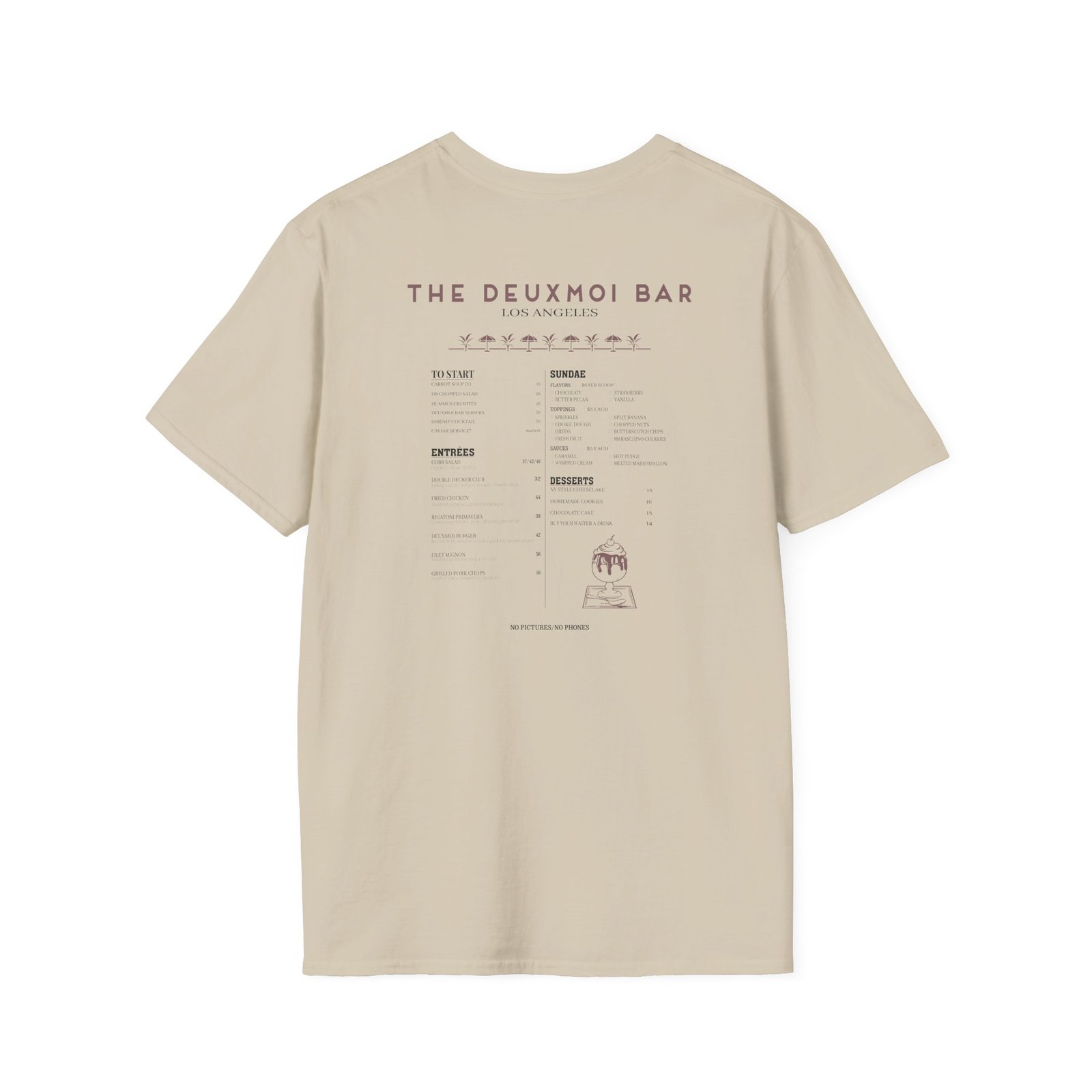 Deuxmoi Bar Unisex Softstyle T-Shirt