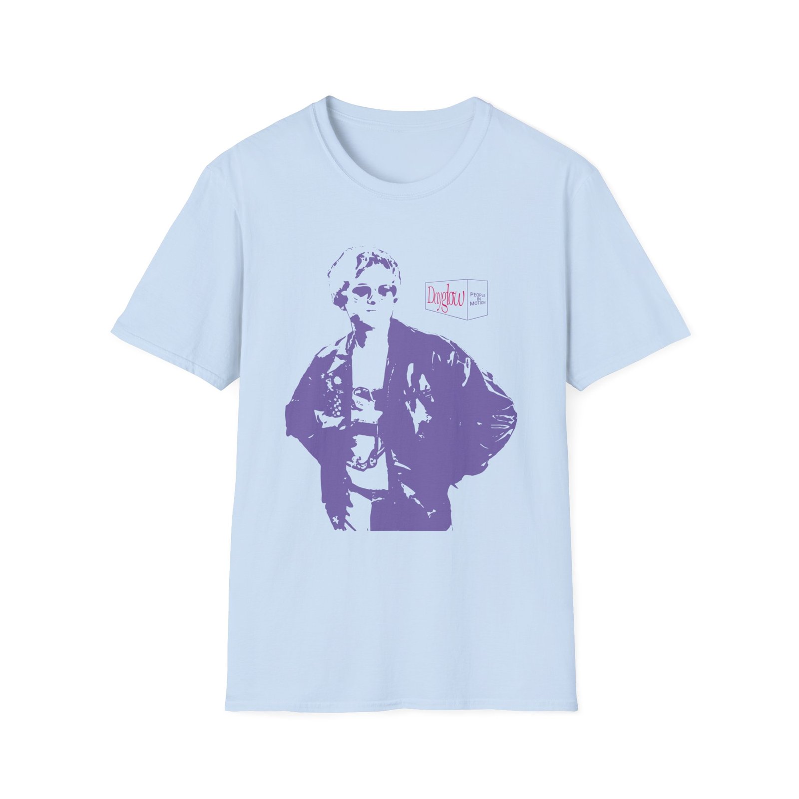Dayglow People in Motion Natural Unisex Softstyle T-Shirt