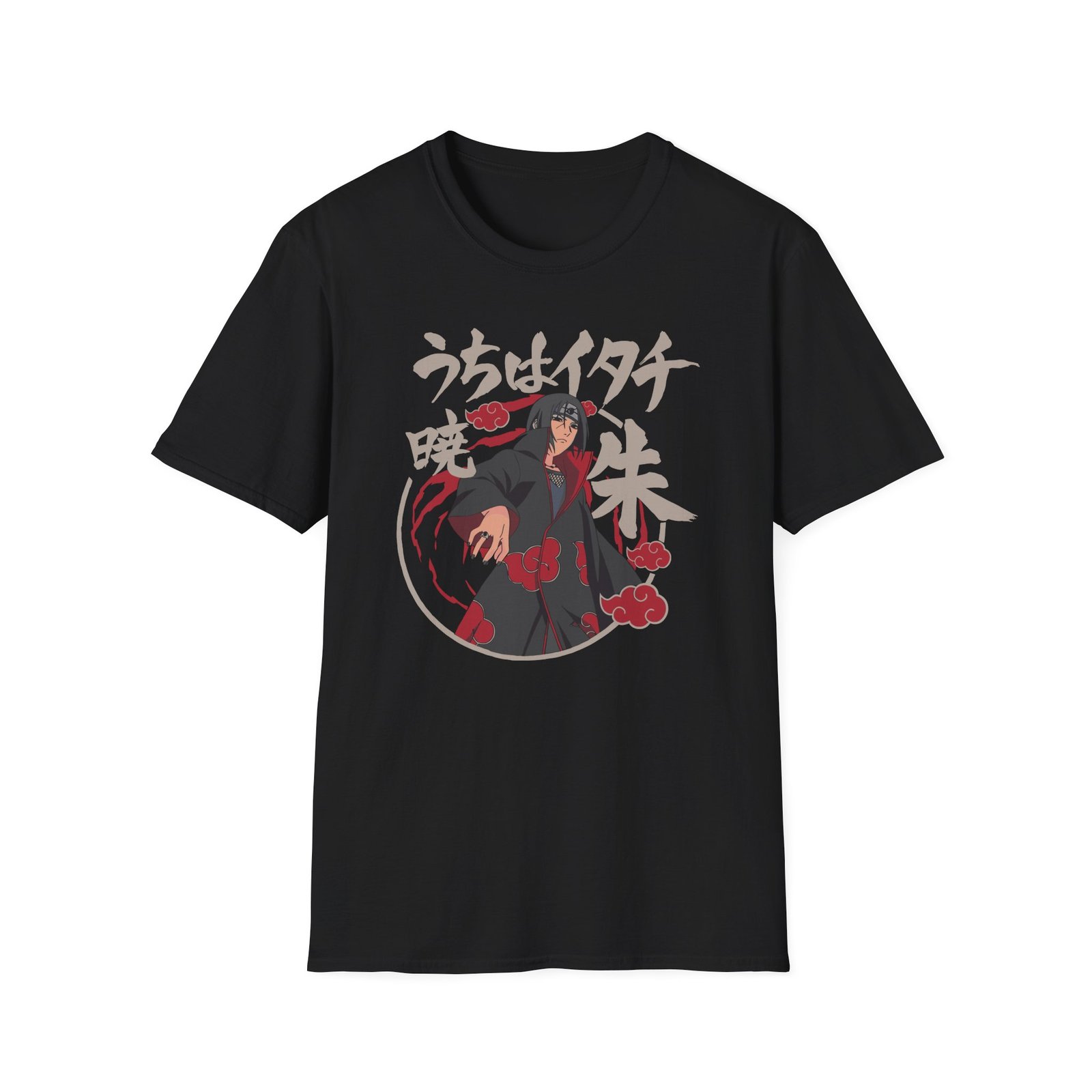 Naruto Akatsuki Itachi Unisex Softstyle T-Shirt